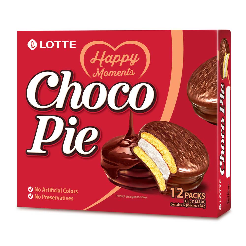 Lotte Choco Pie Tortina di Pan di Spagna e Marshmallow