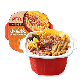 Shoo Loong Kan Hot Pot Istantaneo Ali di Pollo e Manzo - 418g